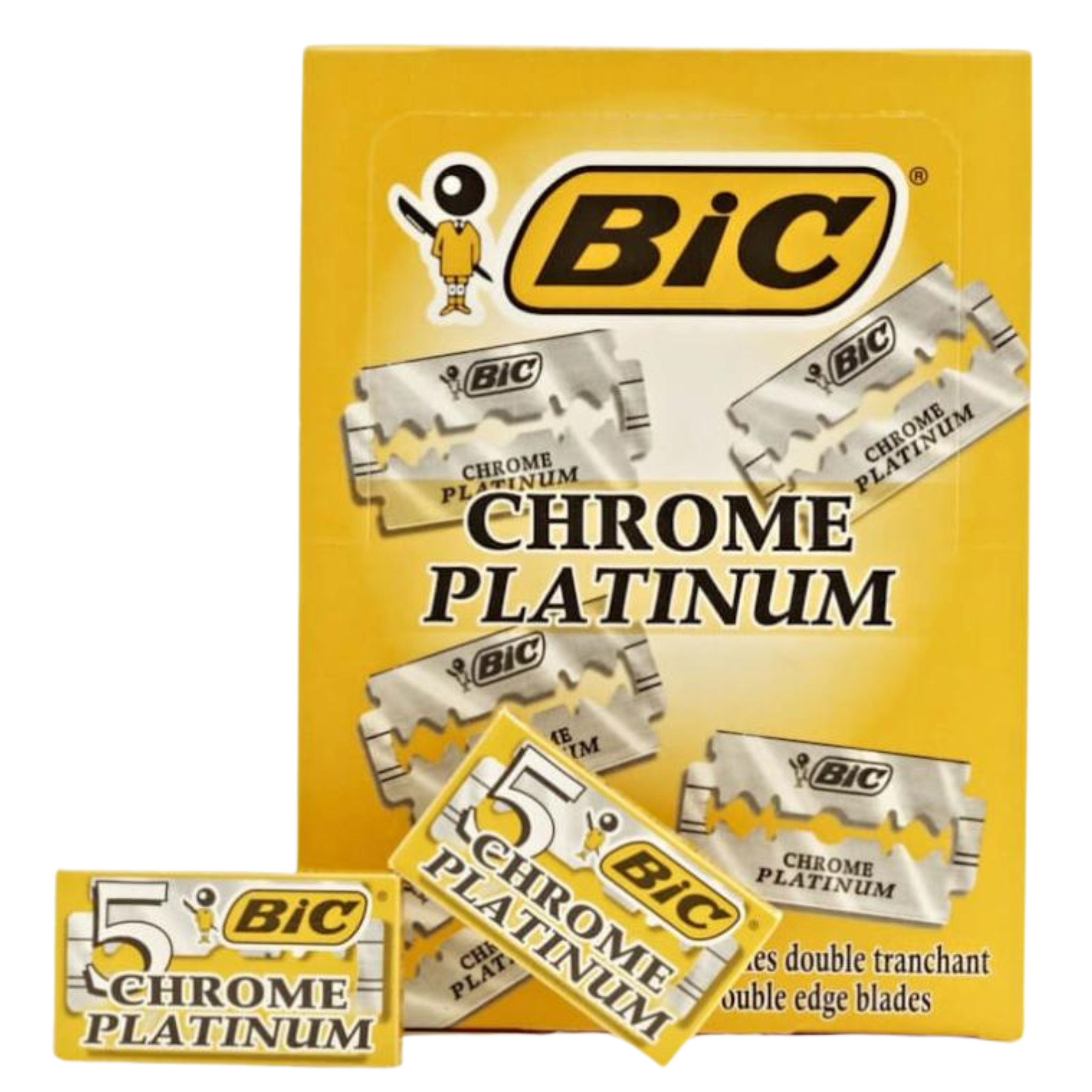 BIC - LAMINAS DE BARBEAR - CHROME PLATINUM (Cx: 2 x 5UNI)